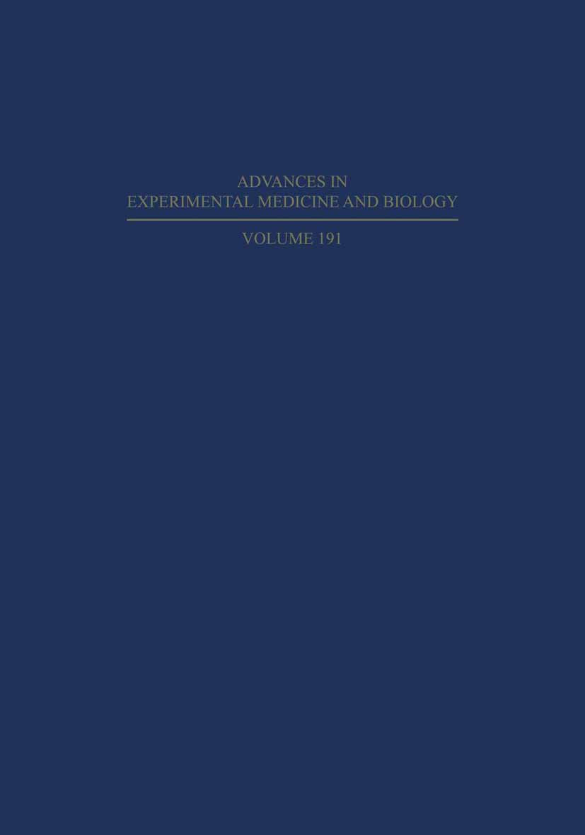 Advances in Experimental Medicine and Biology