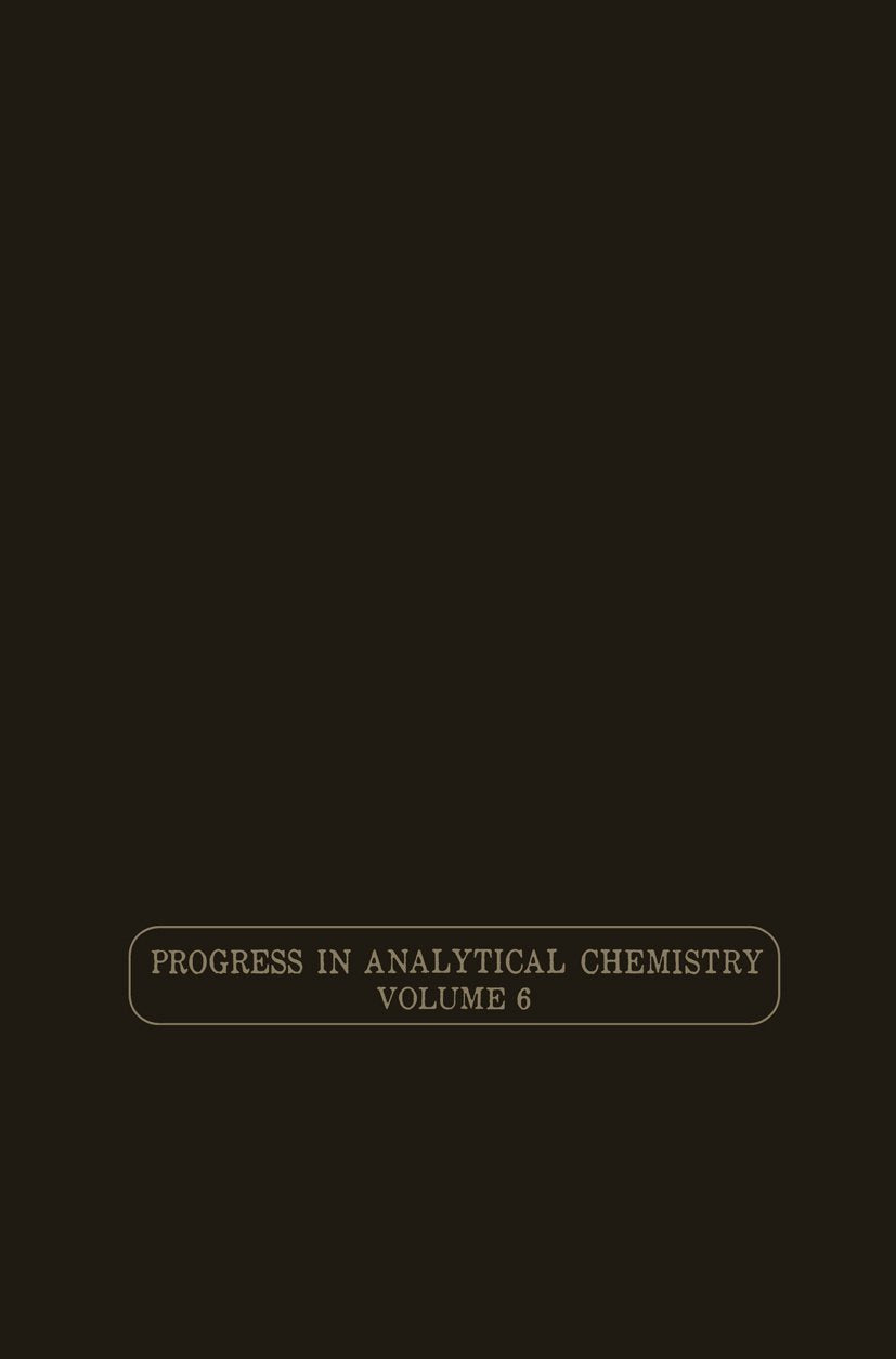 Progress in Analytical Chemistry