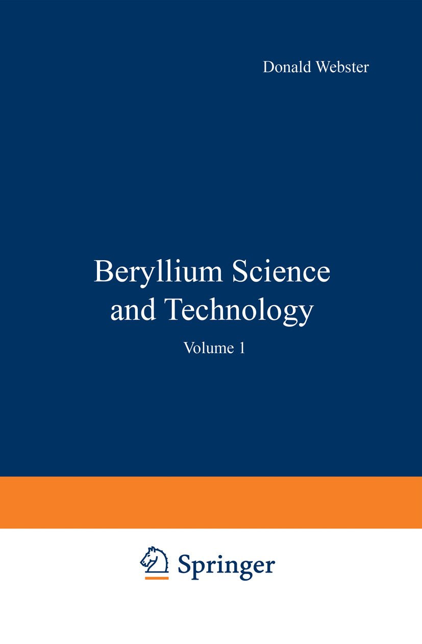 Beryllium Science and Technology