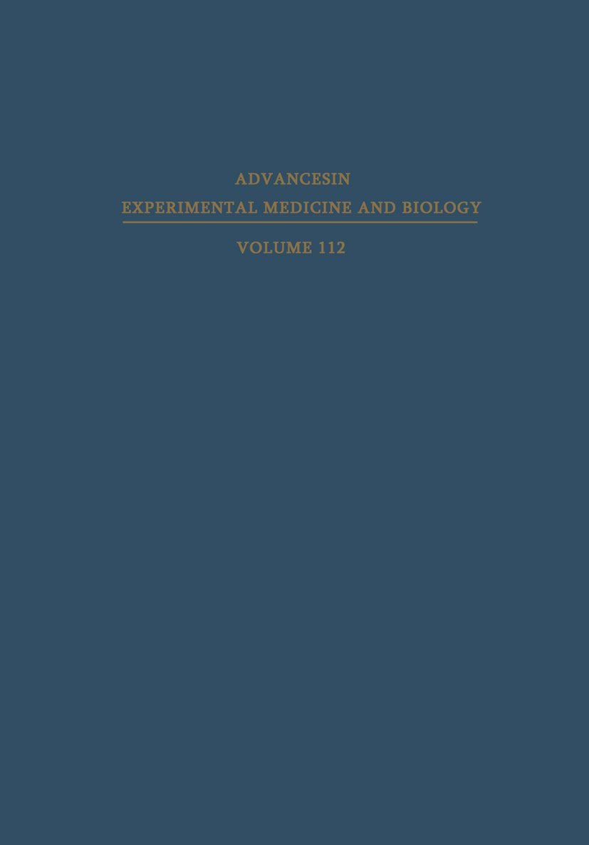 Advances in Experimental Medicine and Biology