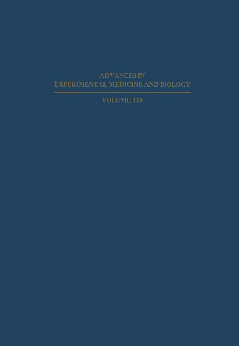 Advances in Experimental Medicine and Biology