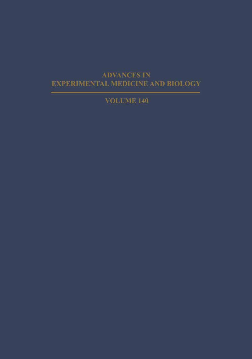 Advances in Experimental Medicine and Biology