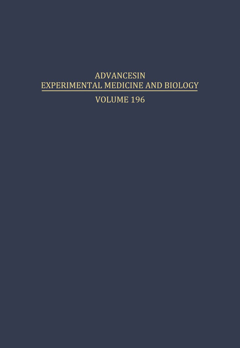 Advances in Experimental Medicine and Biology