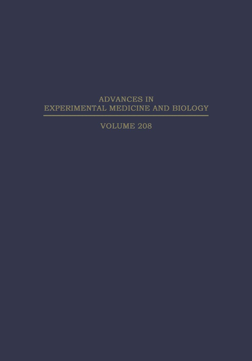 Advances in Experimental Medicine and Biology