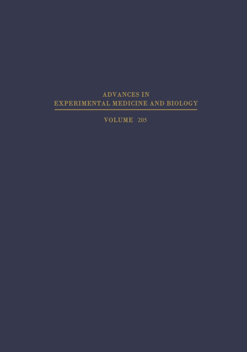 Advances in Experimental Medicine and Biology