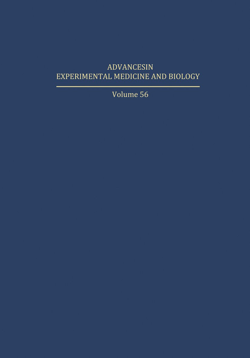 Advances in Experimental Medicine and Biology