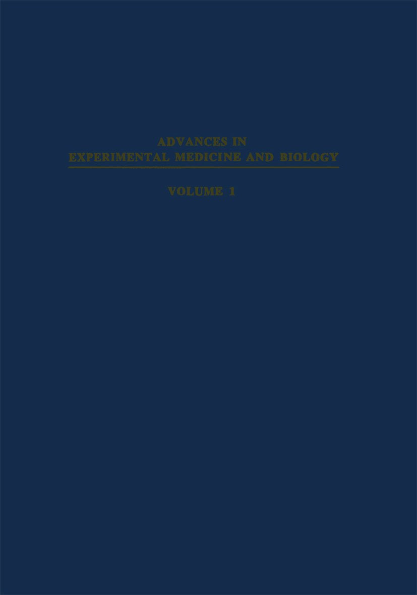 Advances in Experimental Medicine and Biology