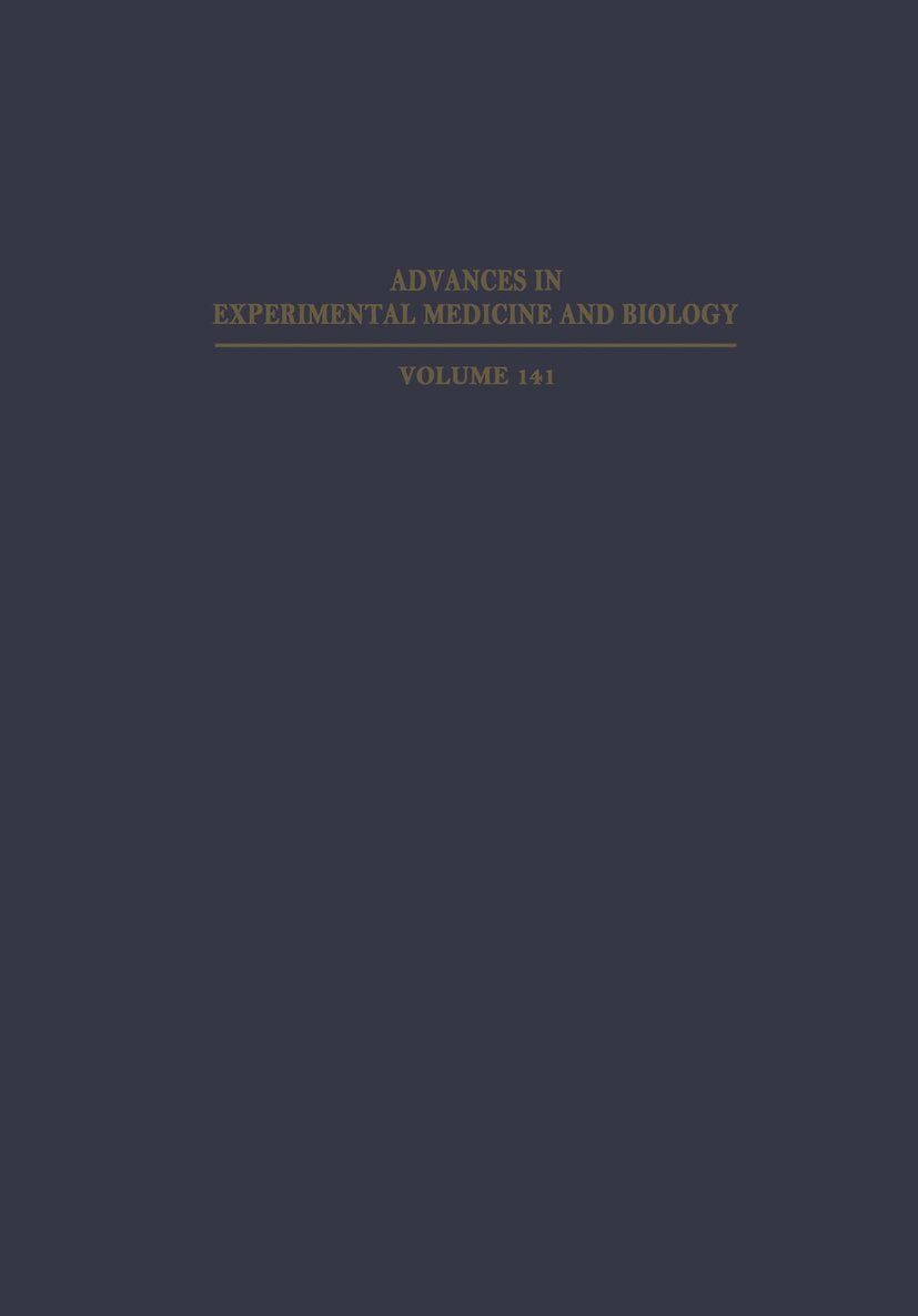 Advances in Experimental Medicine and Biology