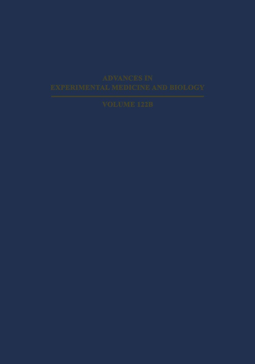 Advances in Experimental Medicine and Biology