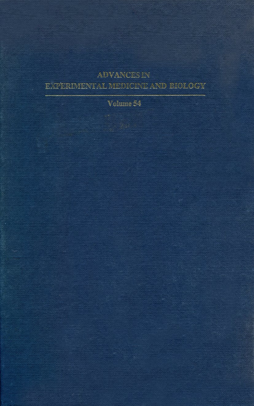 Advances in Experimental Medicine and Biology