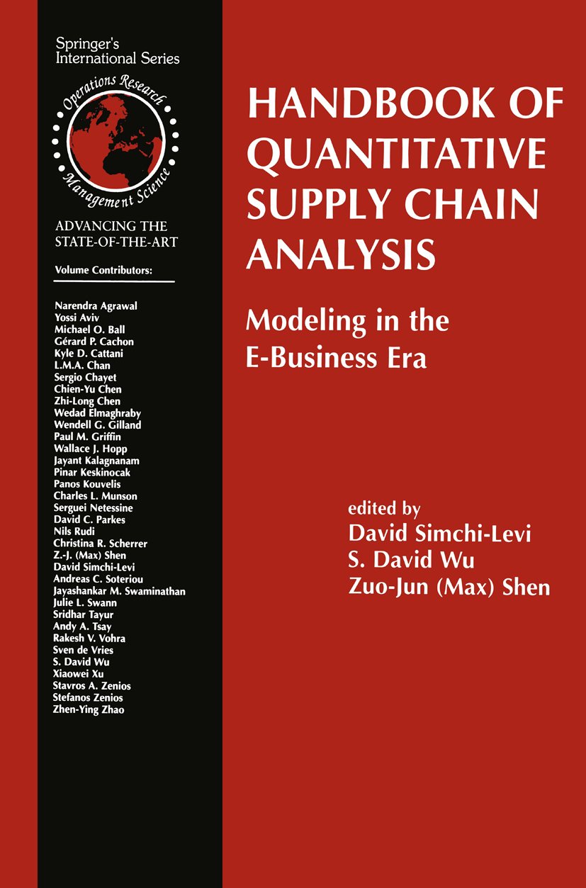 International Series in Operations Research & Management Science