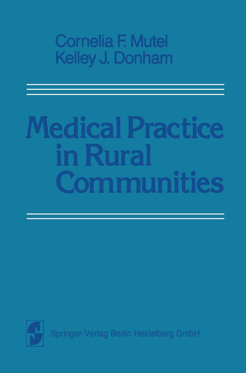 Medical Practice in Rural Communities
