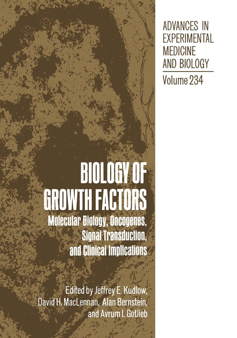 Advances in Experimental Medicine and Biology