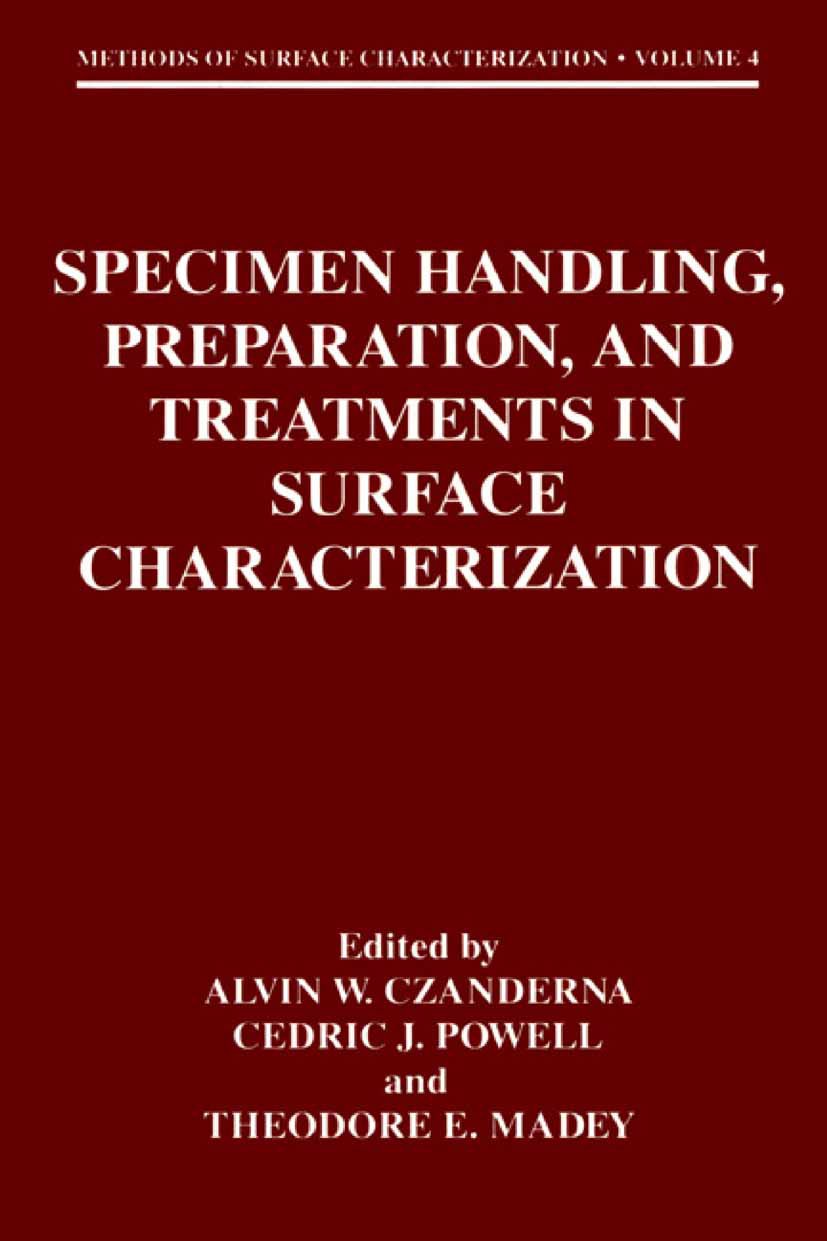 Methods of Surface Characterization