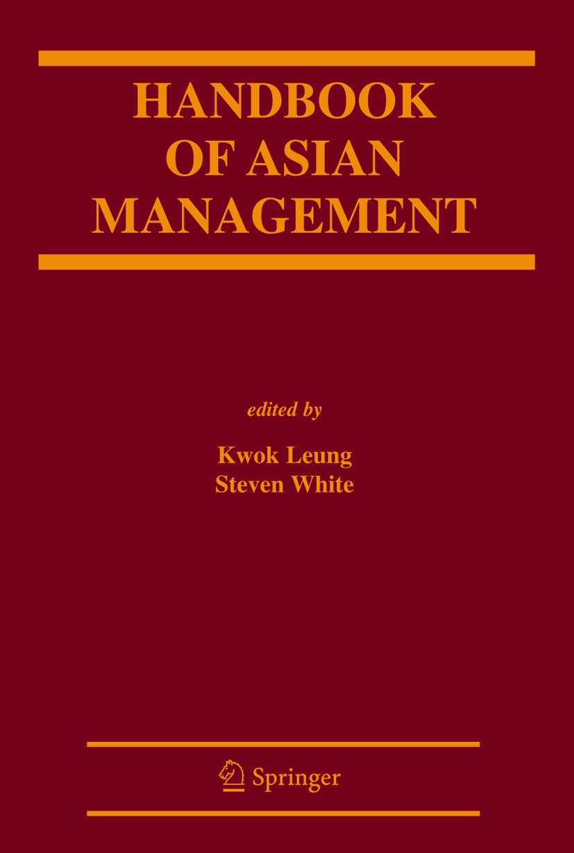 Handbook of Asian Management