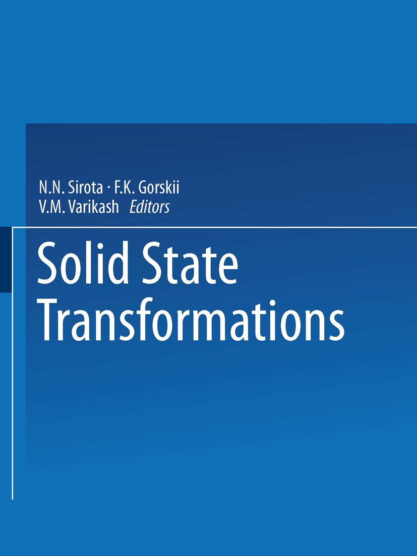 Solid State Transformations