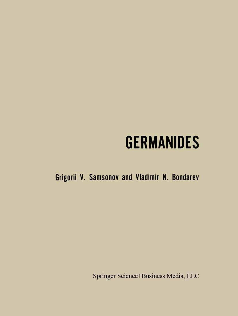 Germanides / Germanidy / ГерmаhИДЫ