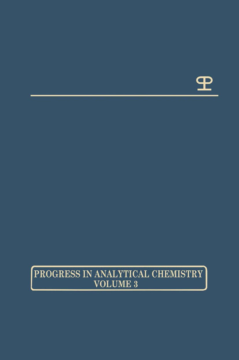 Progress in Analytical Chemistry