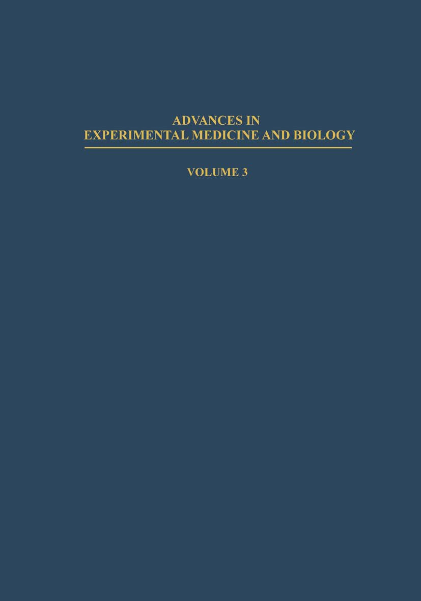Advances in Experimental Medicine and Biology
