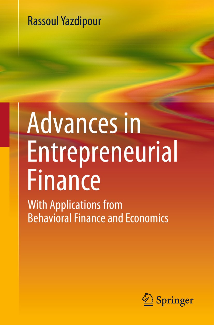 Advances in Entrepreneurial Finance