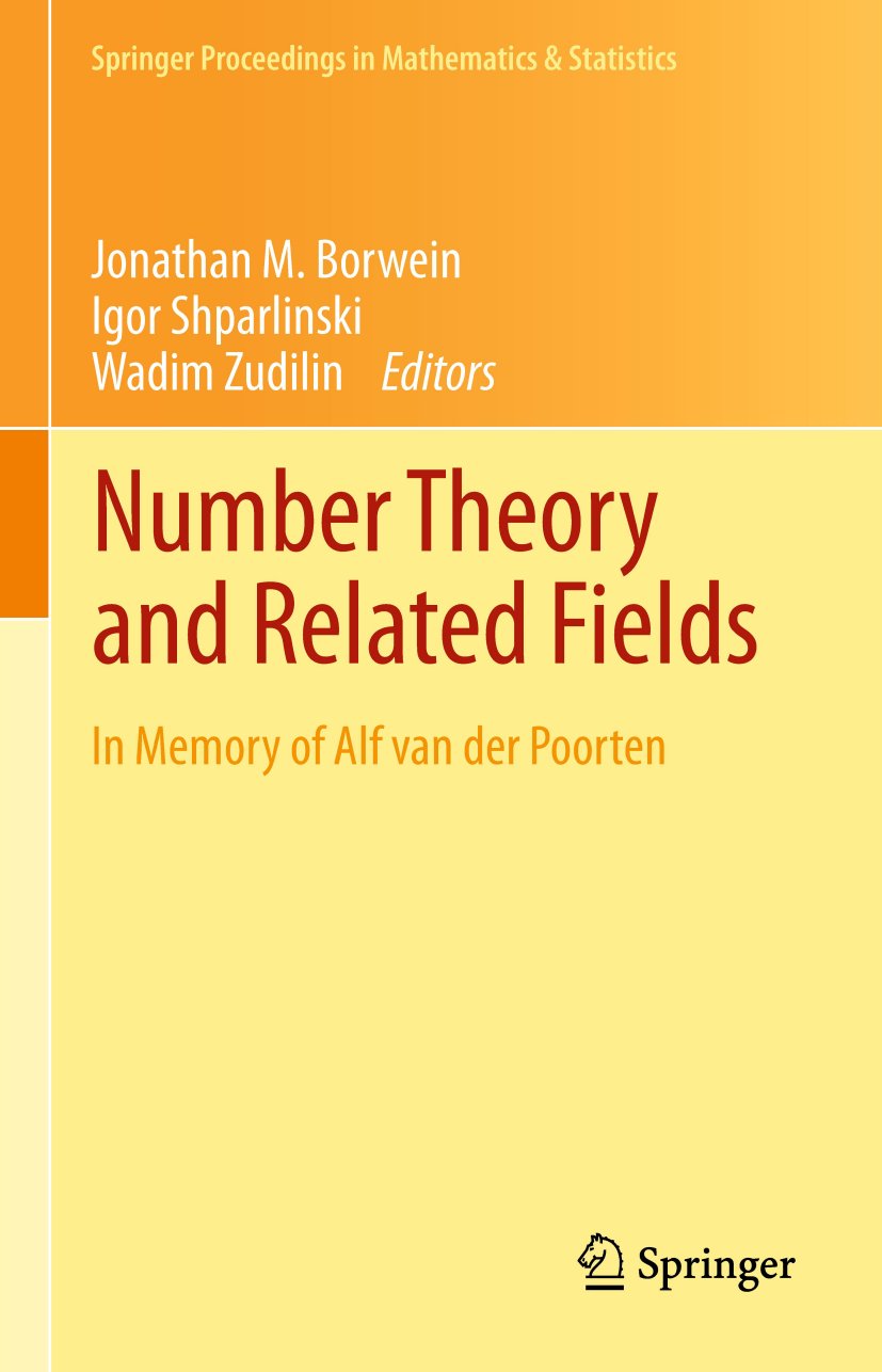 Number Theory and Related Fields