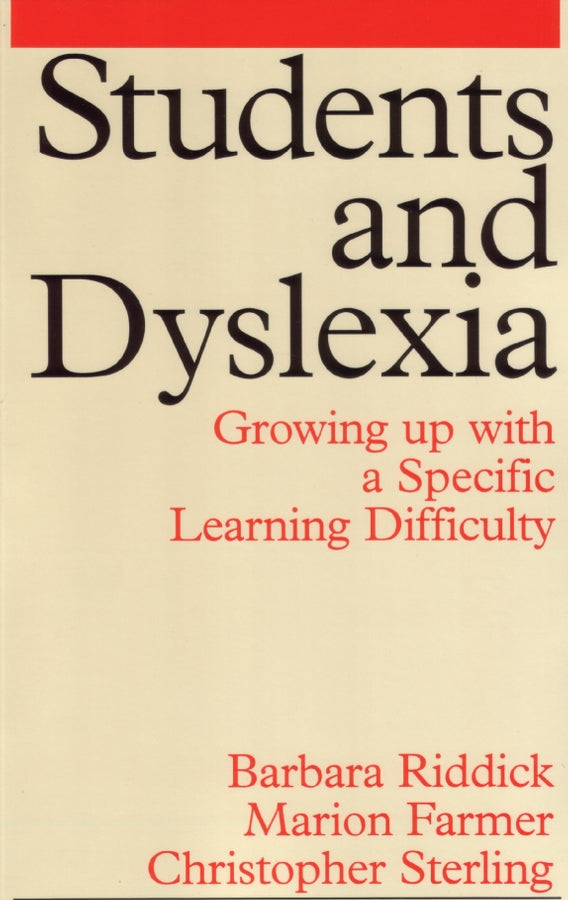 Exc Business And Economy (Whurr): Growing Up with a Specific Learning Difficulty