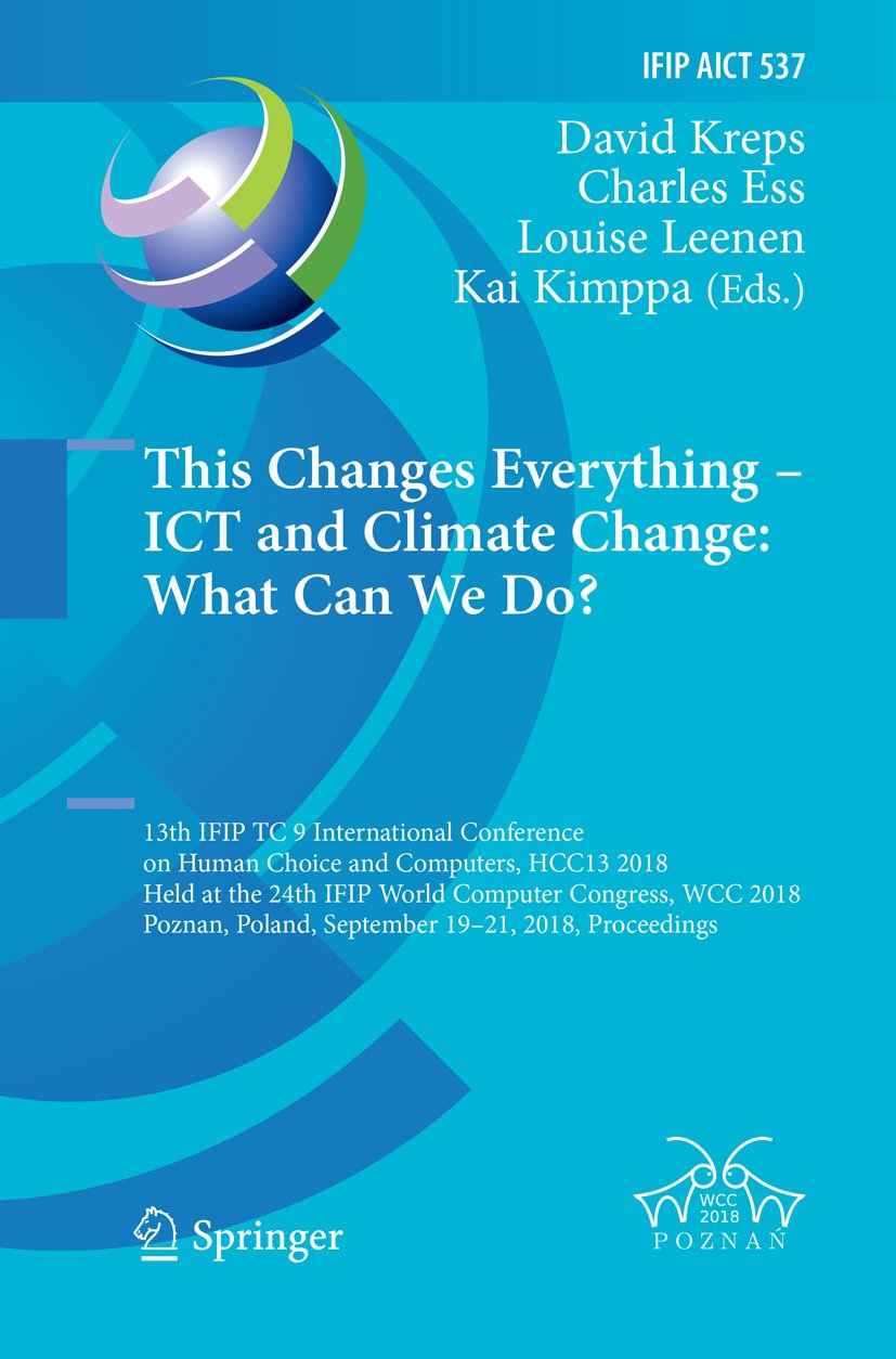 IFIP Advances in Information and Communication Technology
