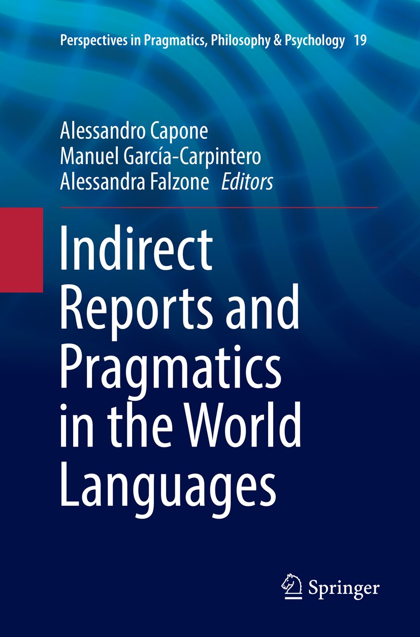 Perspectives in Pragmatics, Philosophy & Psychology