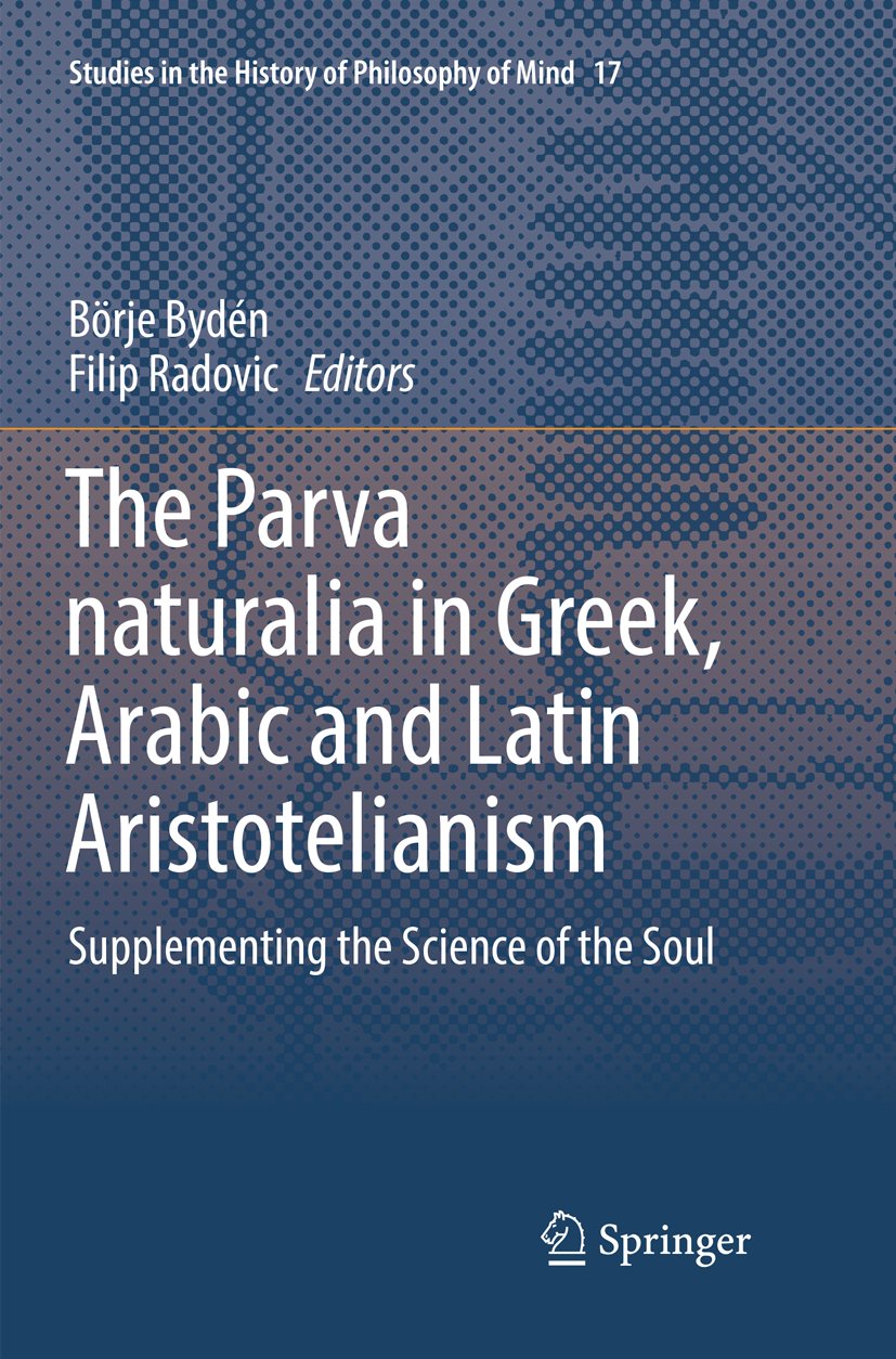 Studies in the History of Philosophy of Mind