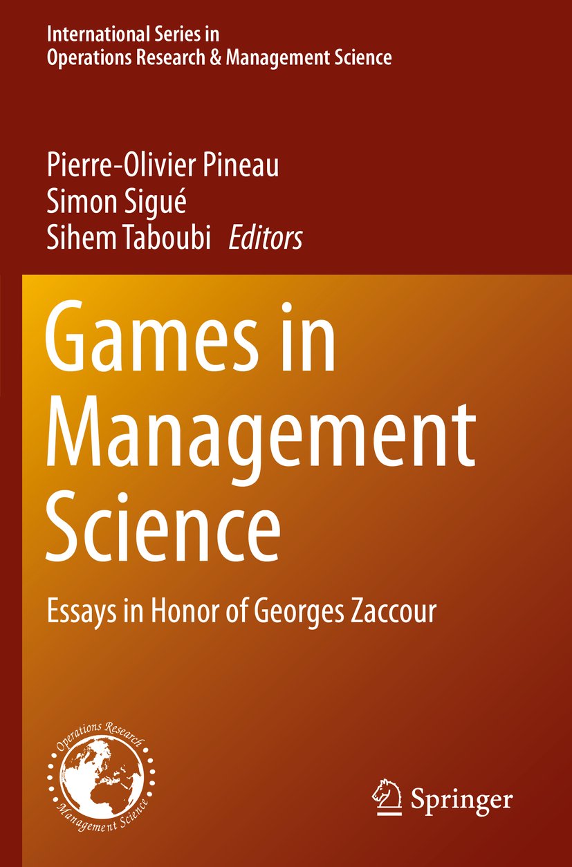 International Series in Operations Research & Management Science