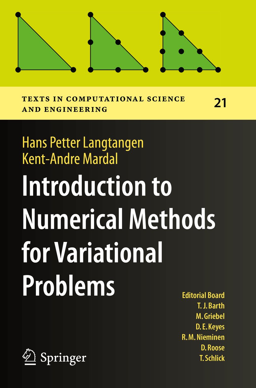 Texts in Computational Science and Engineering