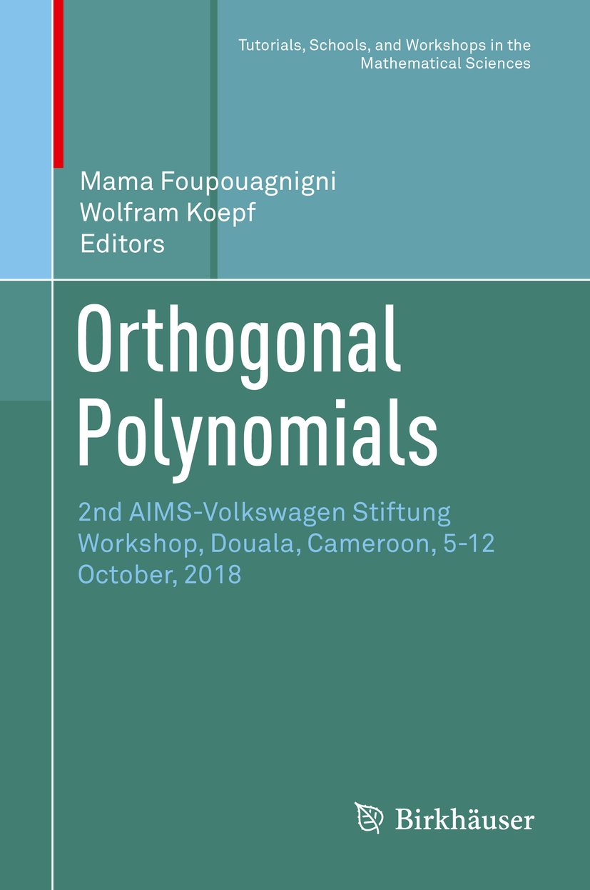 Tutorials, Schools, and Workshops in the Mathematical Sciences