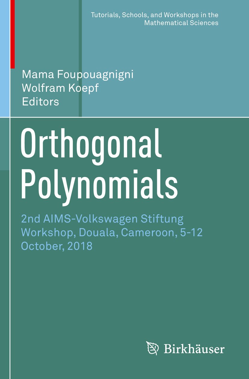 Tutorials, Schools, and Workshops in the Mathematical Sciences