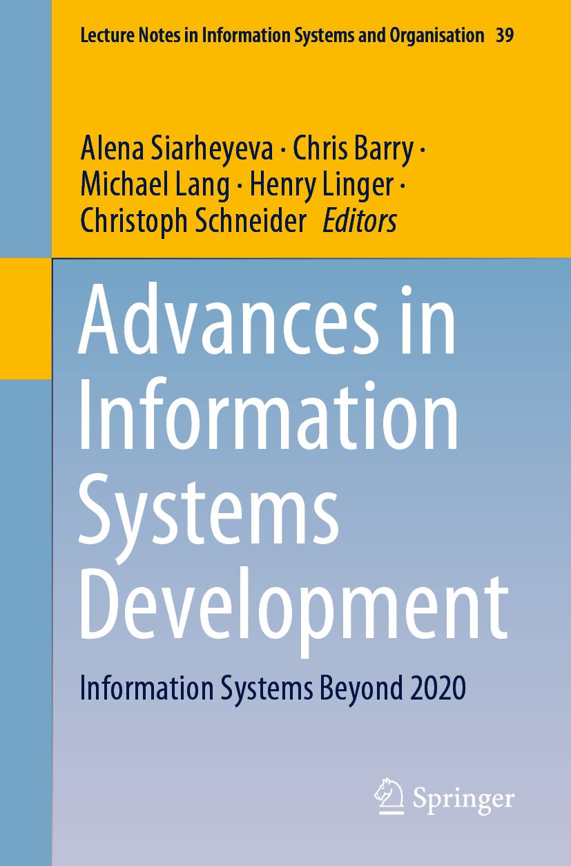 Lecture Notes in Information Systems and Organisation