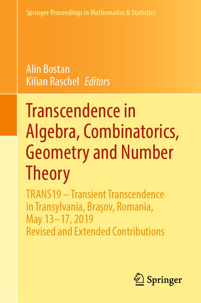 Springer Proceedings in Mathematics & Statistics