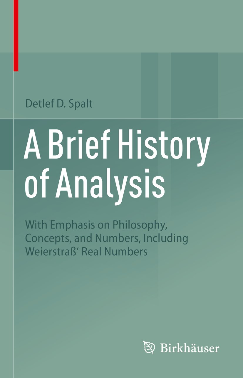 A Brief History of Analysis