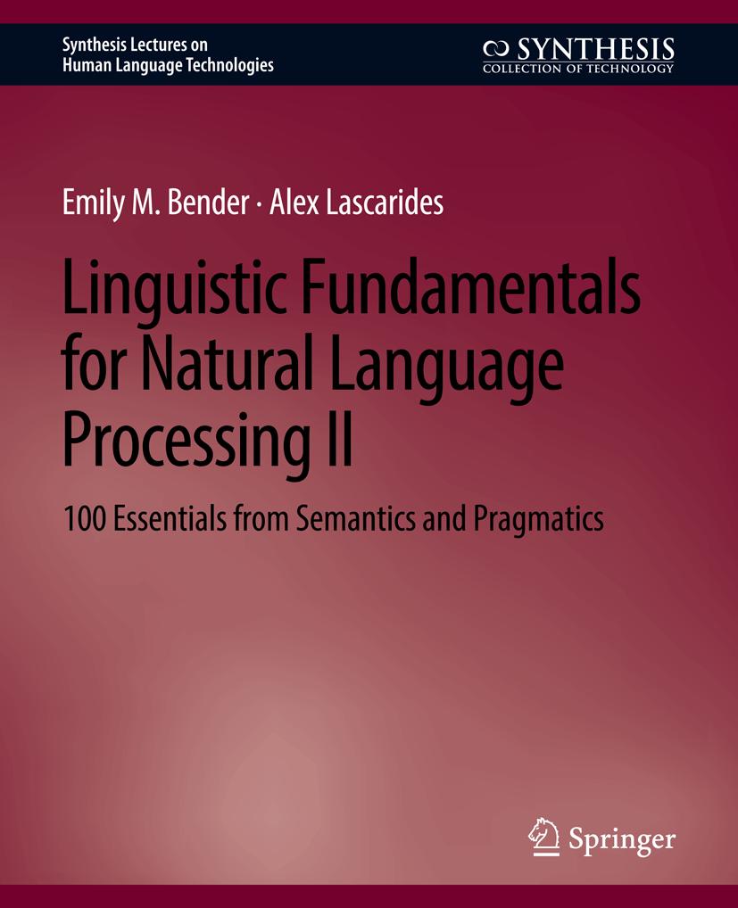 Synthesis Lectures on Human Language Technologies
