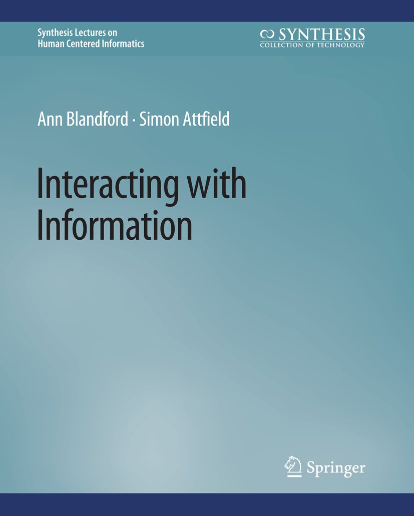 Synthesis Lectures on Human-Centered Informatics
