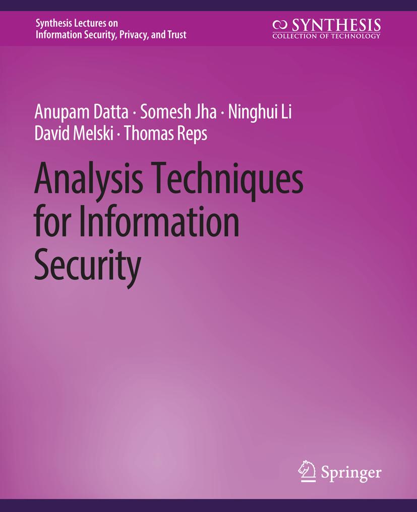 Synthesis Lectures on Information Security, Privacy, and Trust