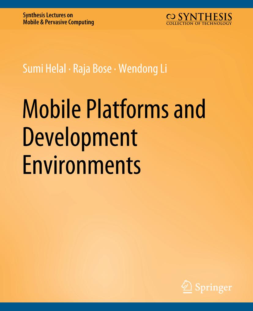 Synthesis Lectures on Mobile & Pervasive Computing