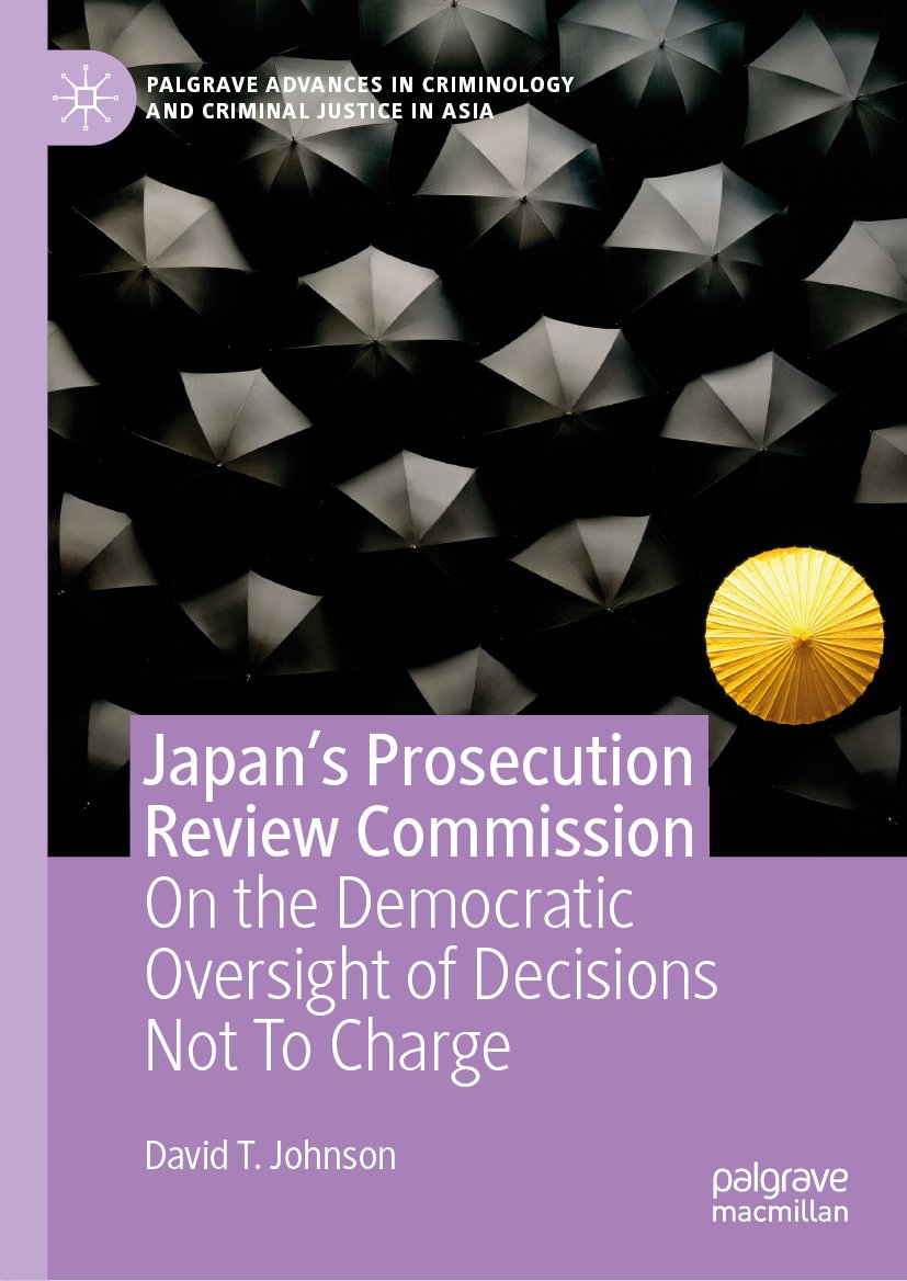 Palgrave Advances in Criminology and Criminal Justice in Asia