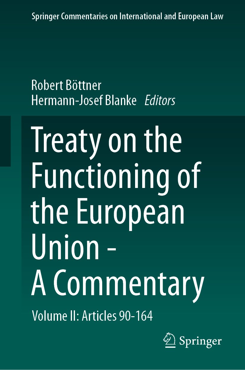 Springer Commentaries on International and European Law