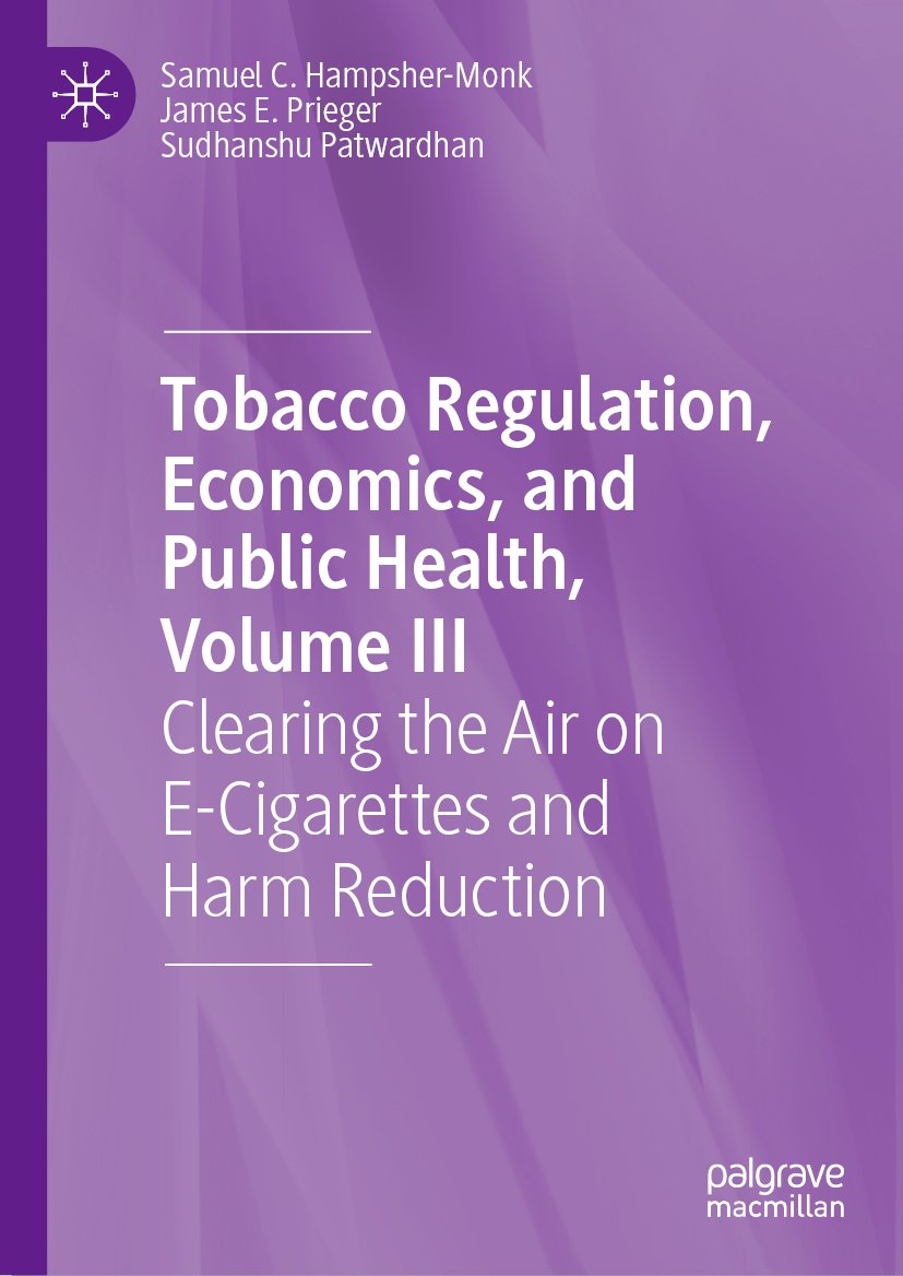Tobacco Regulation, Economics, and Public Health, Volume III