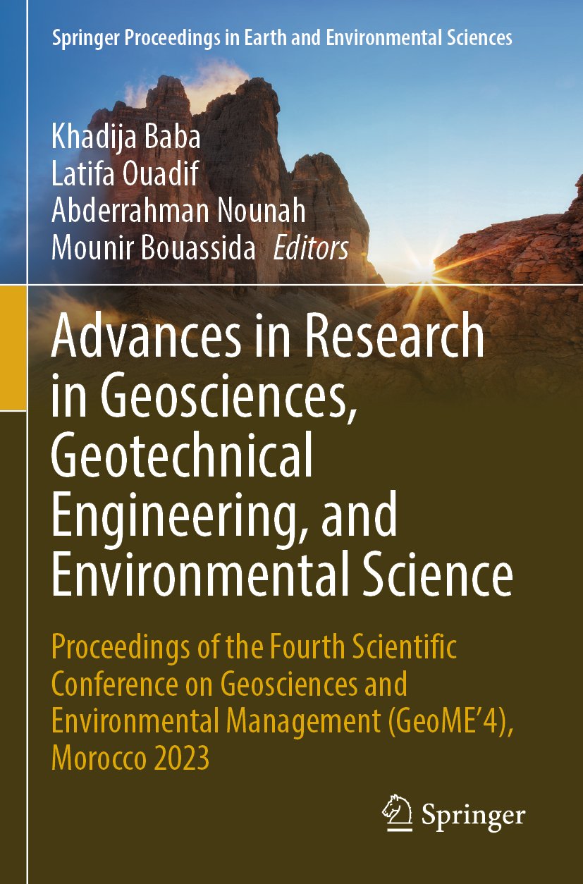 Springer Proceedings in Earth and Environmental Sciences