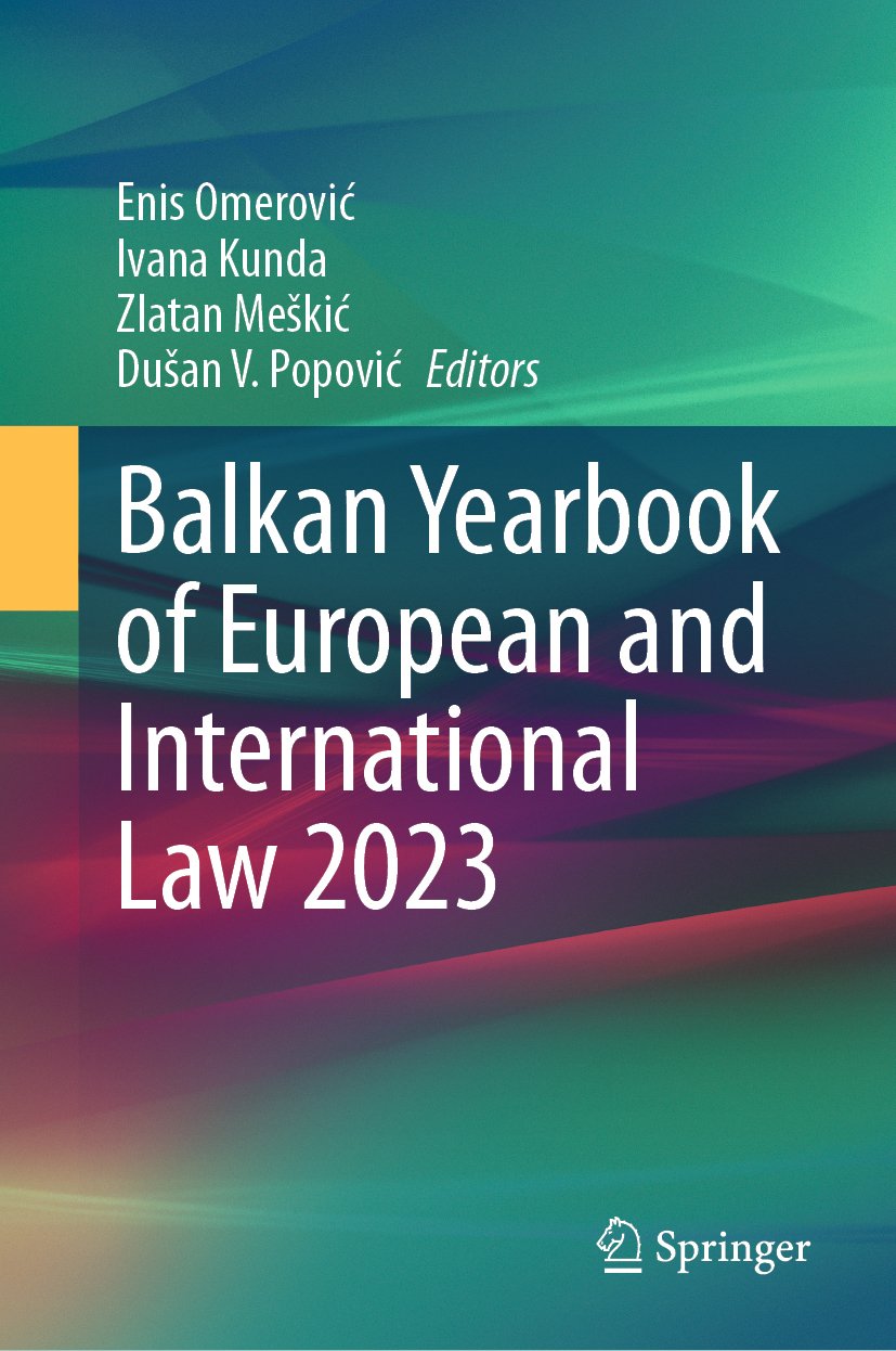 Balkan Yearbook of European and International Law