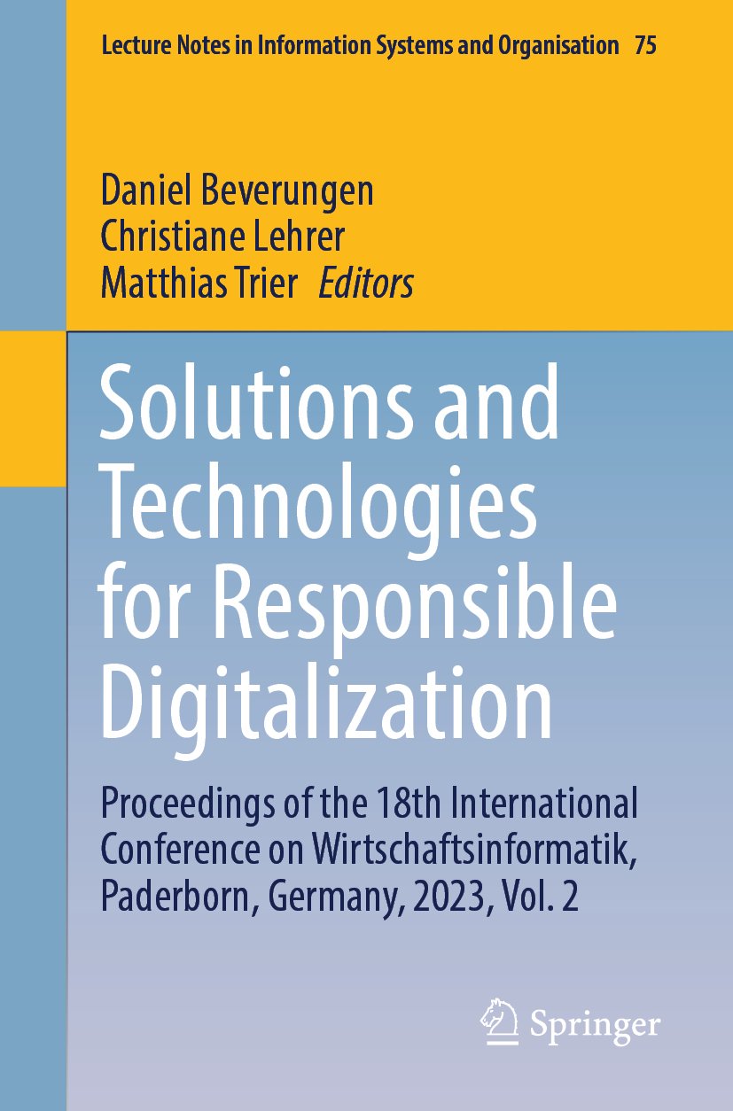 Lecture Notes in Information Systems and Organisation