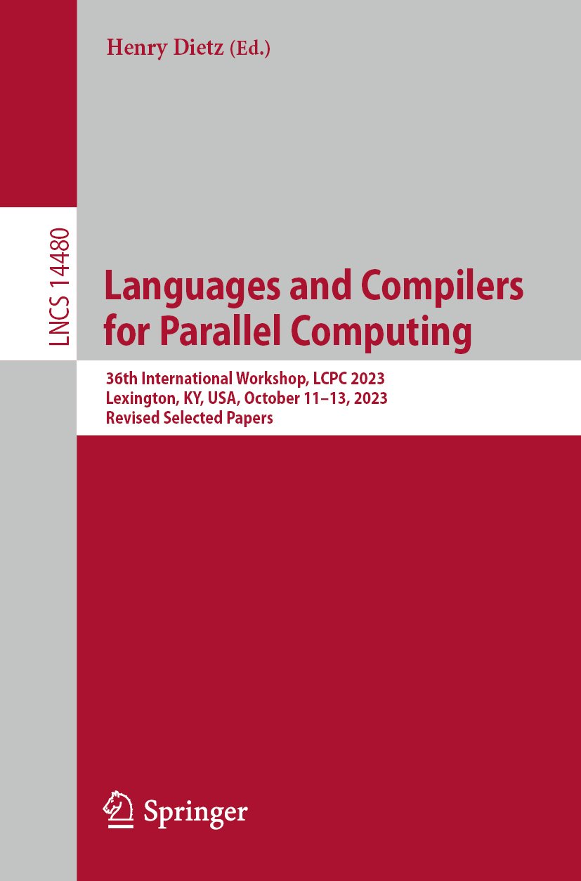 Lecture Notes in Computer Science