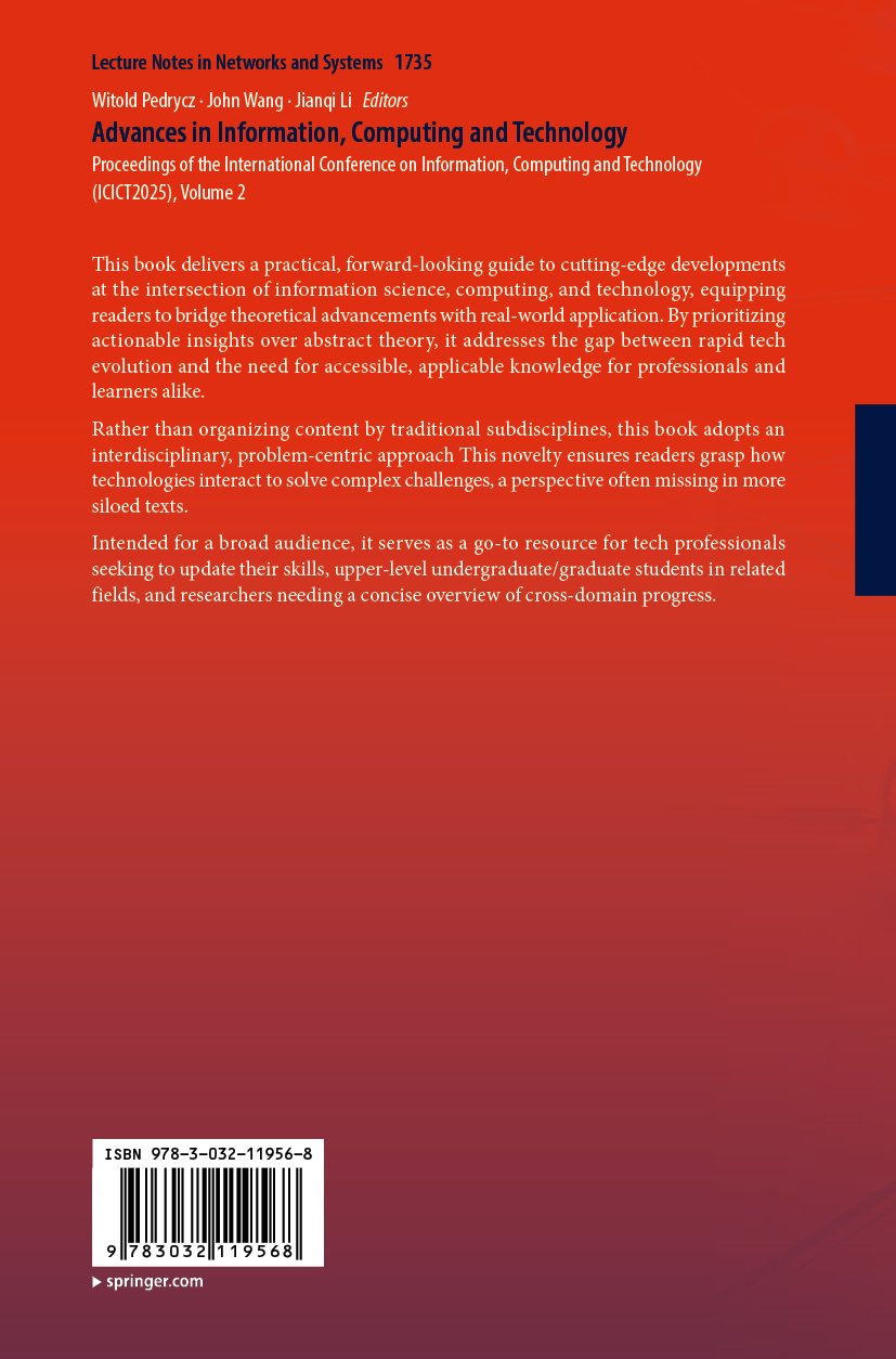 Lecture Notes in Networks and Systems
