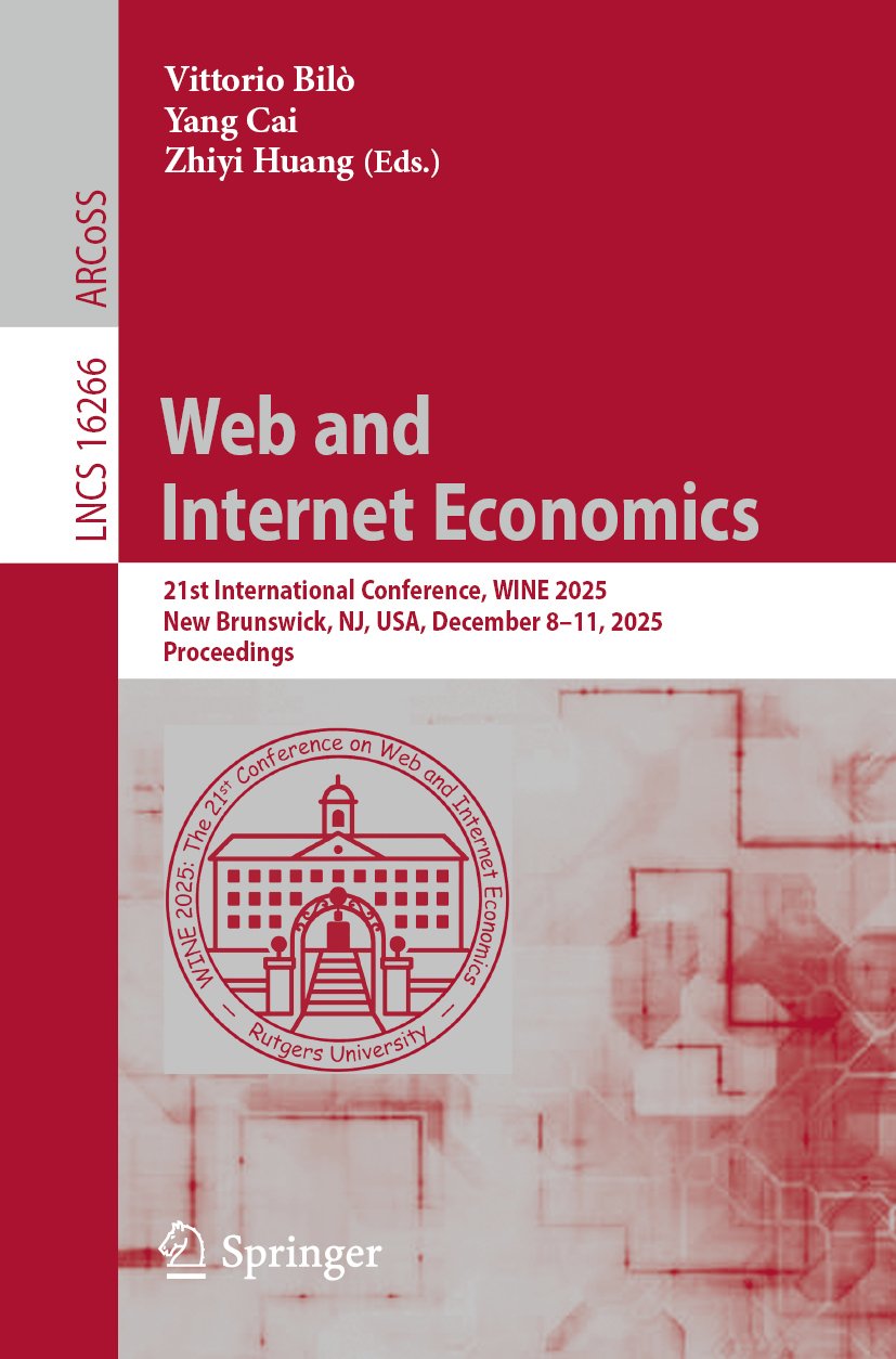 Web and Internet Economics
