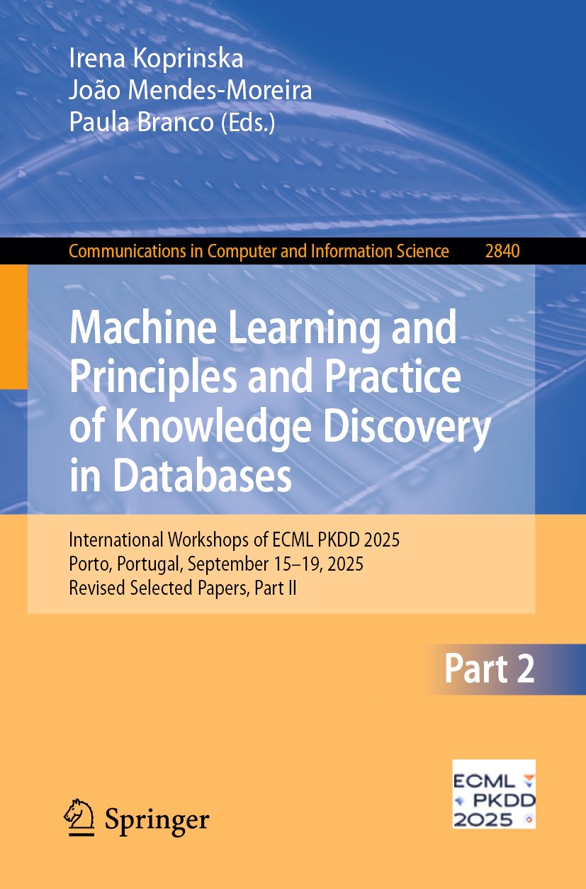 Machine Learning and Principles and Practice of Knowledge Discovery in Databases